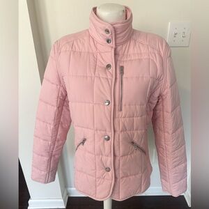 LAUREN Ralph Lauren Diamond Quilted Pale Pink Jacket  L